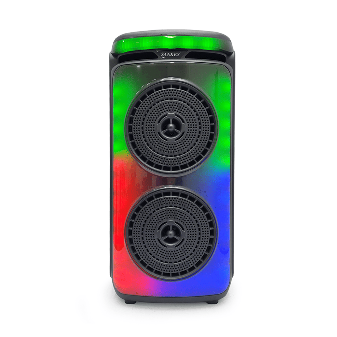 CORNETA 2 x 6.5 SANKEY PA 65DCC83M USB FM BLUETOOTH KARAOKE 10W