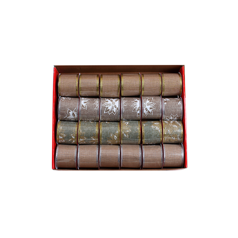 CINTA NAVIDEÑA 2.5PLGX3YD  (837-XMFE46-20042-3) MULTICOLOR