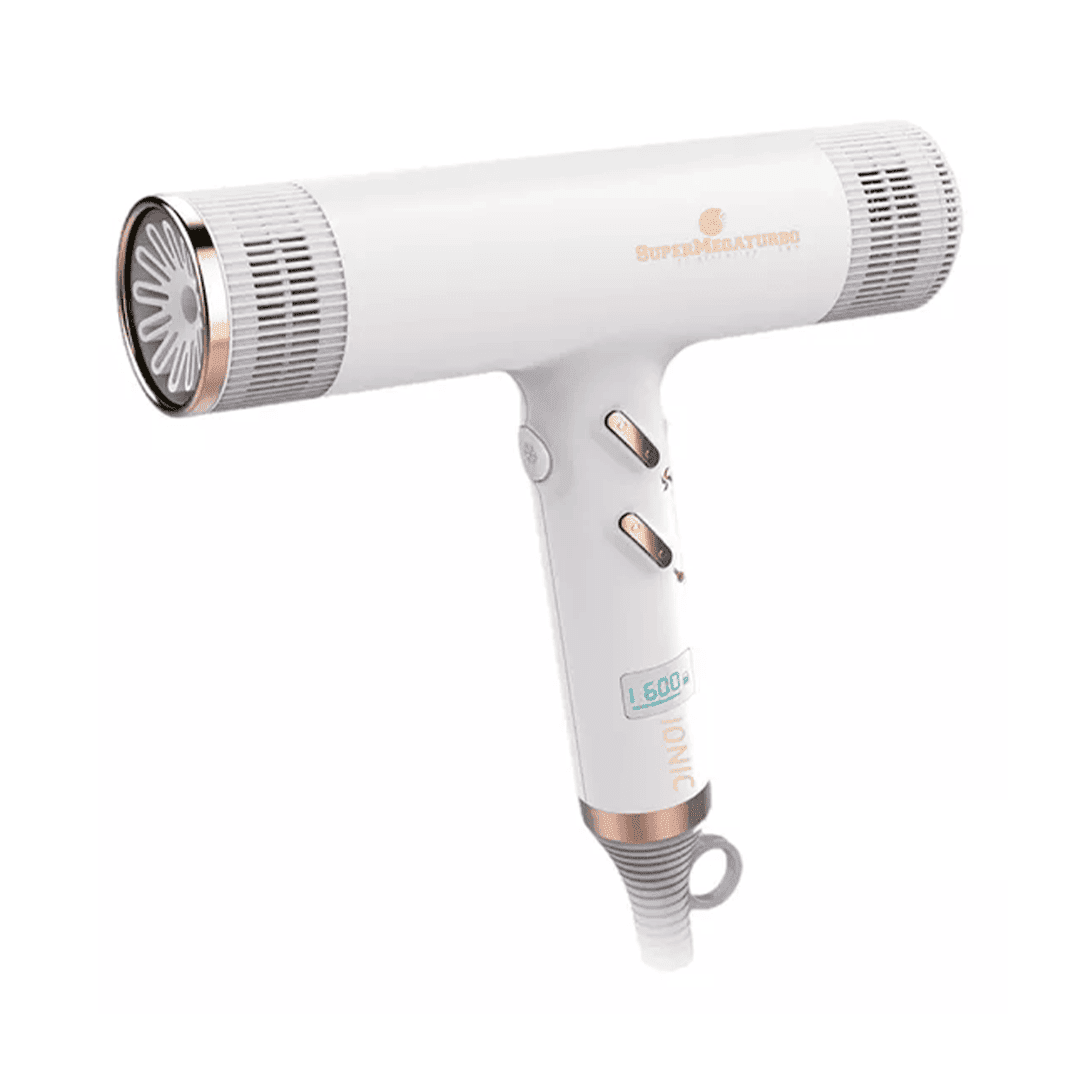 SECADOR D/CABELLO BELLALISS 6728-5D MEGATURBO ULTRA-LIGTH MOTOR-SPEED BLANC/DOR
