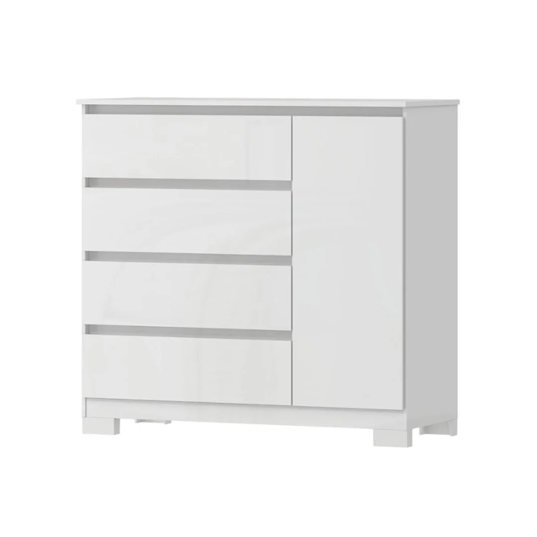 COMODA VEGA CO028 4 CAJONES CO028(278071) BLANCO/NIEVE
