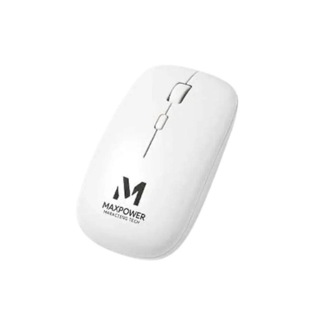 MOUSE MASPOWER WIRELESS BLANCO