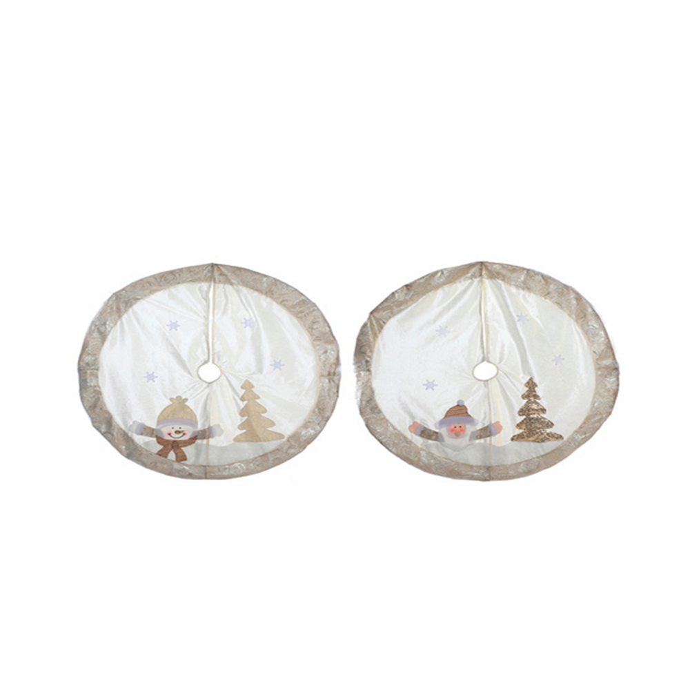 FALDA DE ARBOL (831-2787-321017-22H) DORADO/BLANCO