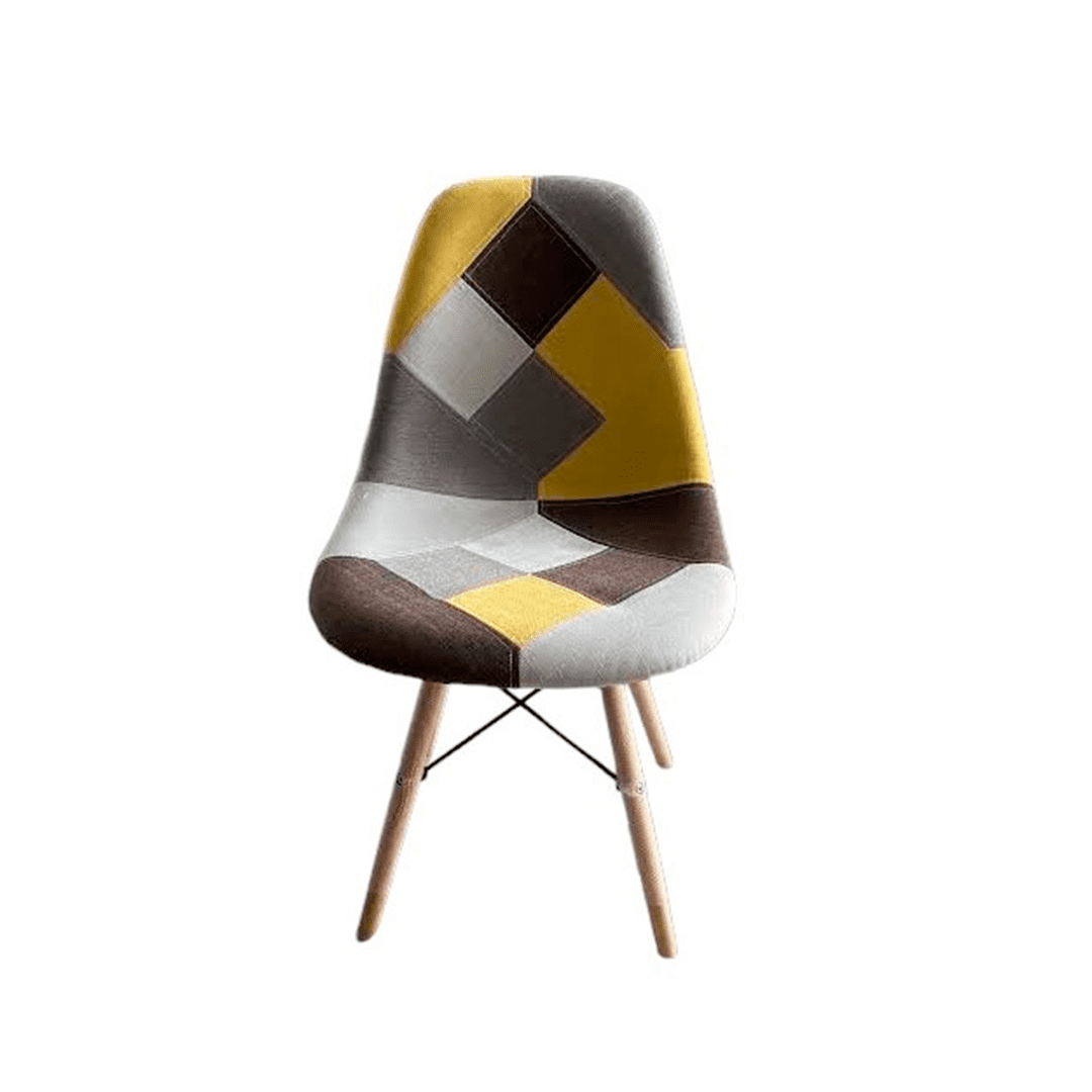 SILLA EAMES TAPIZADO MODERNA KI-C038-3 BILOFFICE S/BRAZOS