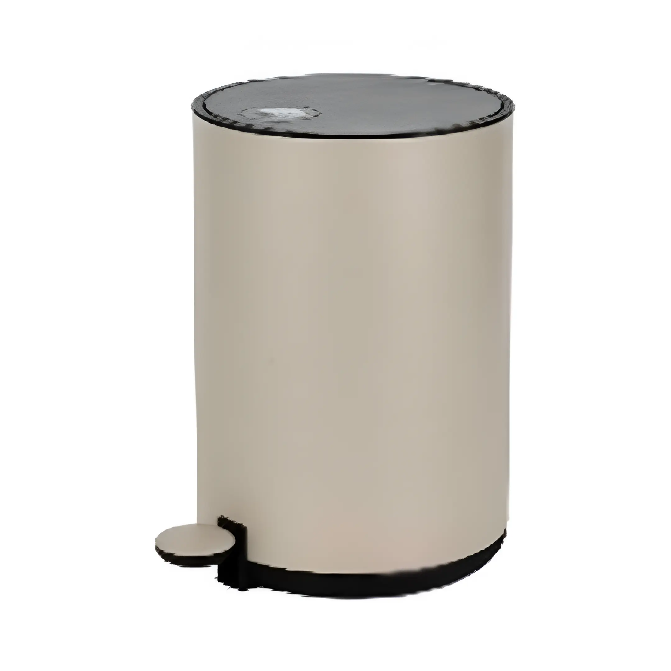 BASURERO 5L 766-2403709 CREMA/NEGRO N24-03709