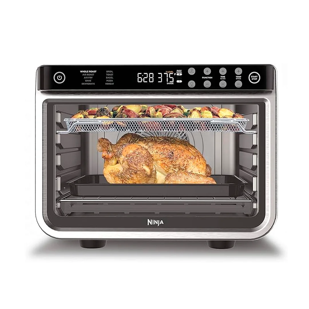 HORNO NINJA DT201 PRO AIR FRYER DIGITAL COUNTERTOP CONVECTION TOASTER SILVER