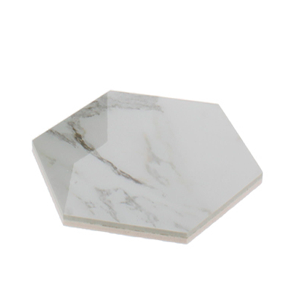 PORTA VASO 6 PZAS 9.5X9.5CM (37120) BLANCO